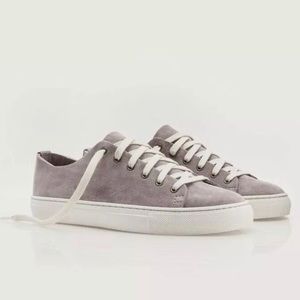 Zuzii mauve suede tennis shoes size 7